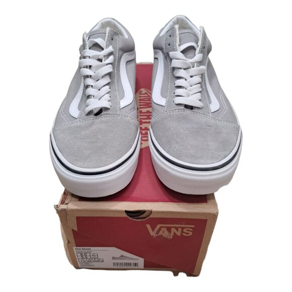 NWT Vans Color Theory Old Skool - Color: Drizzle/True White - Size: MultipleSize - Picture 3 of 12
